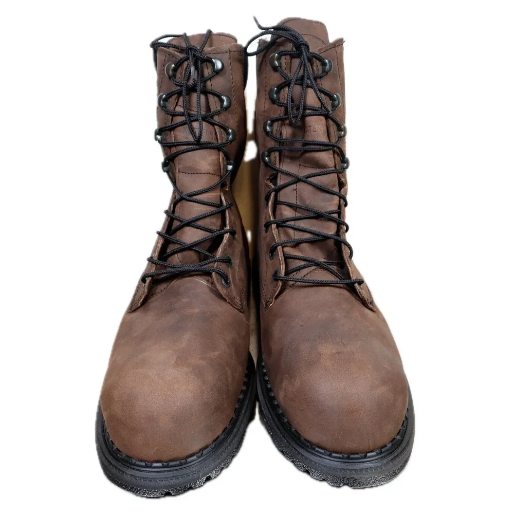 Red Wing DynaForce 1411 Work Boots Mens 13 Brown Leather Waterproof USA